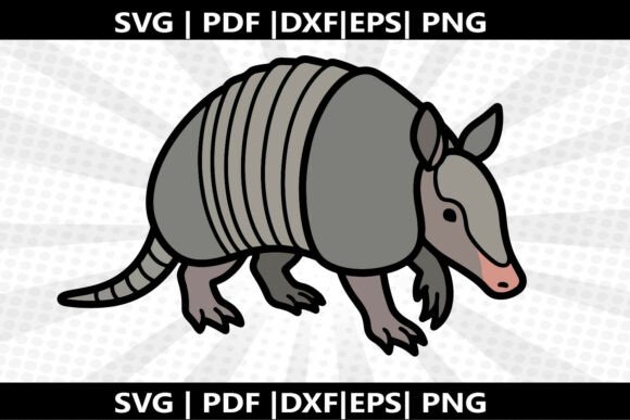 Armadillo SVG Cricut Cut File: A Versatile Graphic Design Asset for Marketers