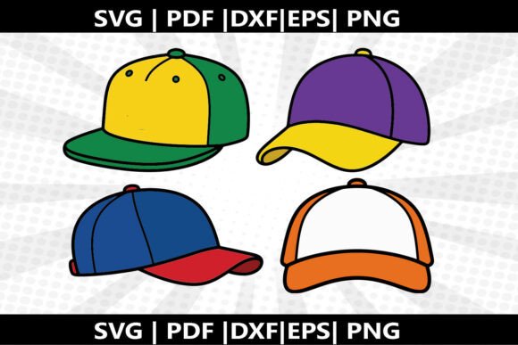 Baseball Hat SVG Cricut Cut File: A Graphics Freebie for Polished Content
