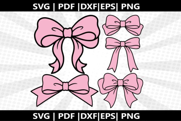 Coquette Bow SVG Cricut Cut File – A Versatile Graphics Freebie for Branding
