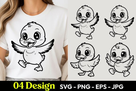 Cute Little Chick SVG PNG – A Versatile Graphic Design Asset for Creative Sellers