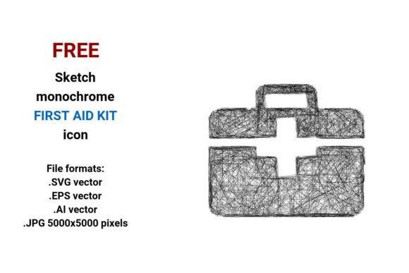 FREE Sketch First Aid Kit Icon: A Versatile Graphic Design Asset for Local Branding