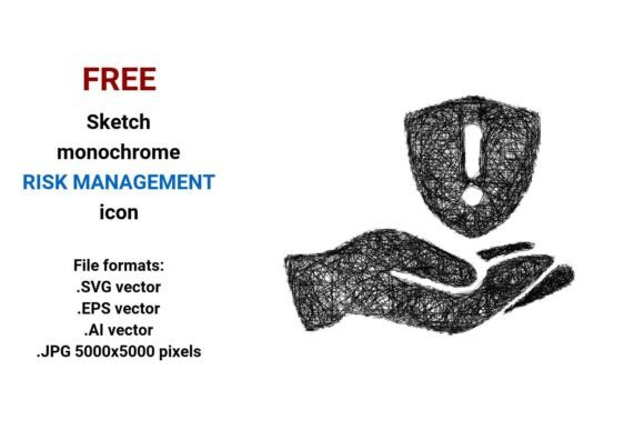 FREE Sketch Risk Management Icon: A Practical Graphic Design Asset for Digital Sellers
