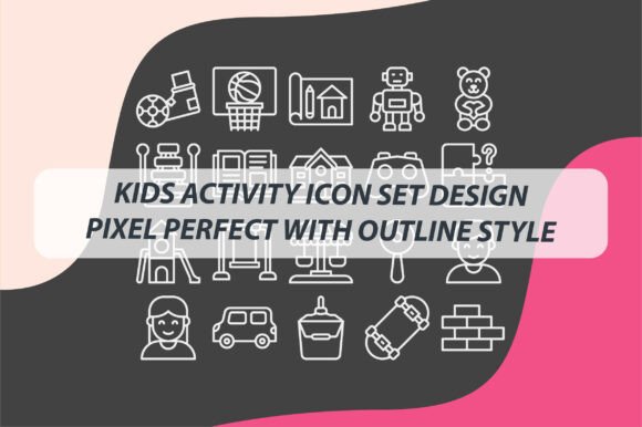 Icon Set Kids Activity – A Versatile Freebie for Local Business Graphics