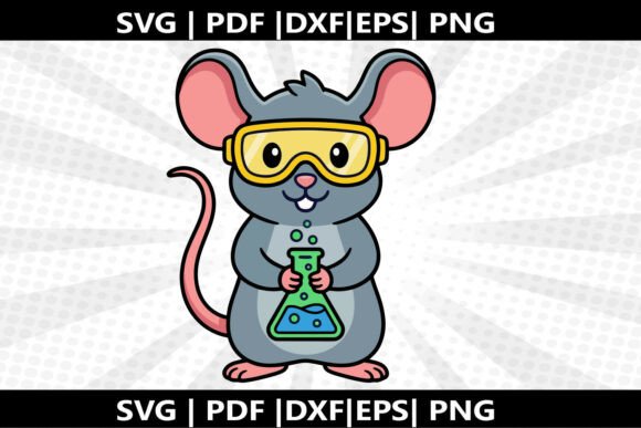 Lab Rat SVG Cricut Cut File – A Versatile Graphic Design Freebie for Creative Sellers