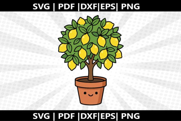Lemon Tree SVG Cricut Cut File – A Versatile Freebie for Digital Product Creators