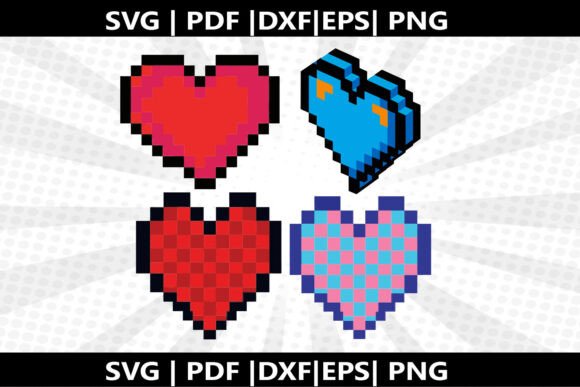 Pixel Heart SVG Cricut Cut File – A Versatile Graphic Freebie for Local Business Branding