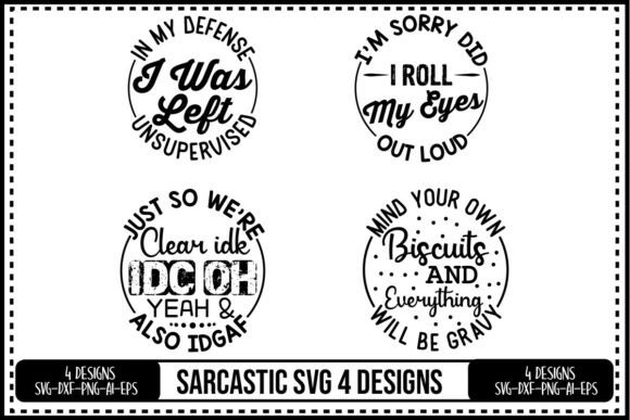 Sarcastic SVG 4 Free Designs: A Graphic Design Asset for Creative Publishing