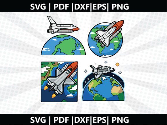 Space Shuttle SVG Cricut Cut File: A Versatile Graphic Design Asset for Creative Publishers