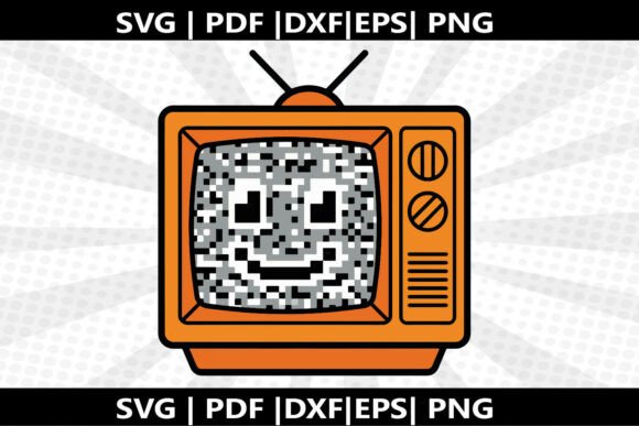 TV Static SVG Cricut Cut File: A Graphic Design Asset for Handmade Creativity